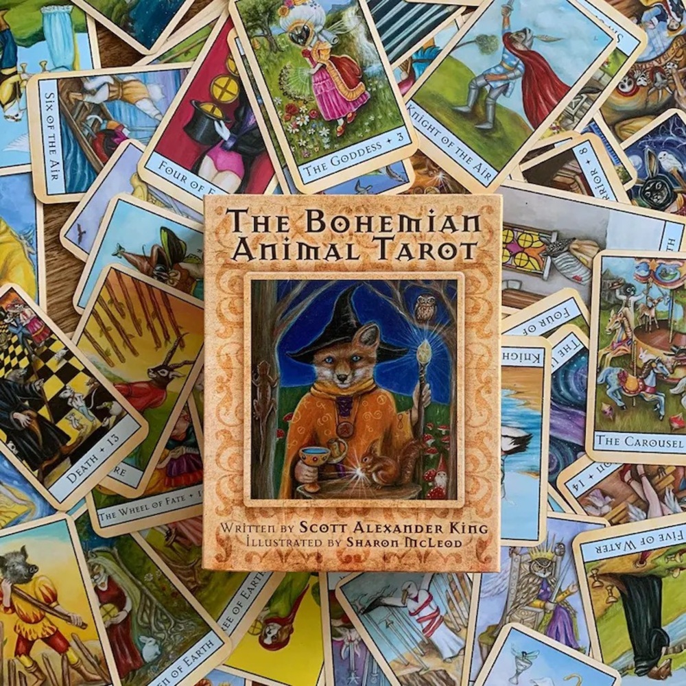 FREE SHIPPING The Bohemian Animal Tarot Cards